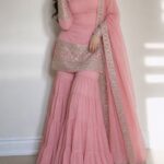 Veloura  Embellished Sharara Set